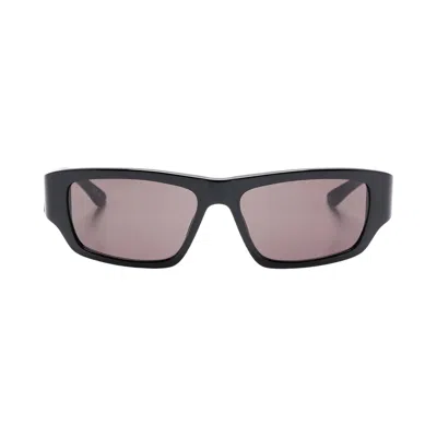 Pre-owned Balenciaga Rectangular Sunglasses 'black/grey' | Men's Size Onesize