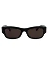Balenciaga Bottega Veneta Brown-brown-transparent Recycled Acetate Glasses In Brown