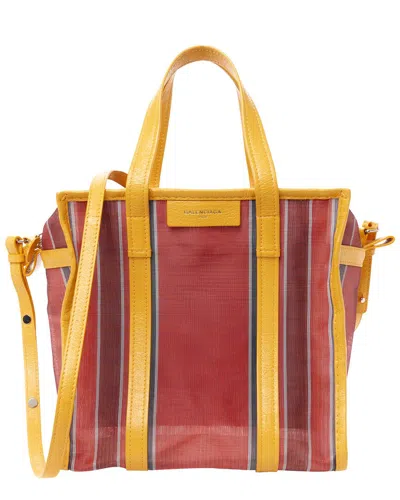 Balenciaga Red Canvas S Bazar Shopper Tote (authentic Pre-loved)
