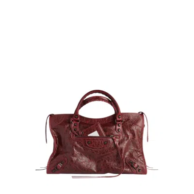 Balenciaga Red Le City Medium Tote