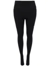 Balenciaga Reflective-logo Leggings In Black