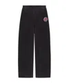 Balenciaga Logo-embroidered Elastic-waistband Trousers In Black