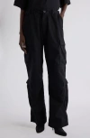 Balenciaga Paneled Cotton-ripstop Cargo Pants In Black