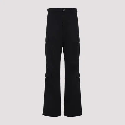 Balenciaga Regular Cargo Pants In Black