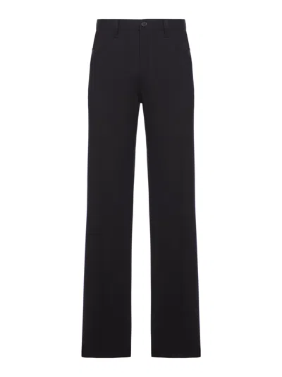 Balenciaga Regular Fit Tailored Trousers In Black