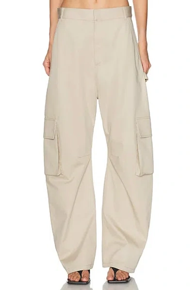 Balenciaga Relaxed Cargo Pant In Beige