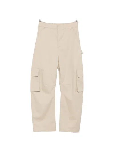 Balenciaga Relaxed Fit Cargo Pants In Neutral