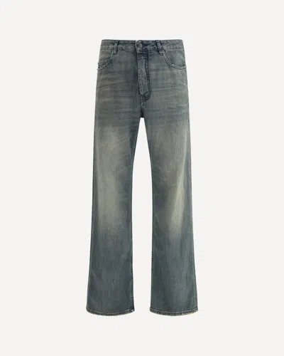 BALENCIAGA RELAXED FIT COTTON DENIM PANTS