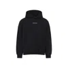 Balenciaga Relaxed-fit Cotton Hooded Sweatshirt With Design In Black