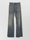 Balenciaga Loose Washed Jeans In Blue/grey/yellow In Blue
