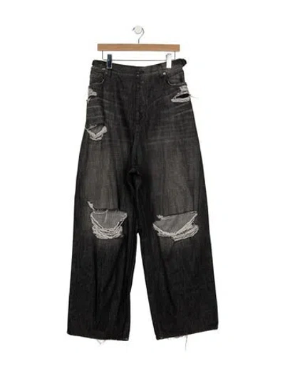 Pre-owned Balenciaga Relaxed Fit Jeans In Black