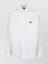 Balenciaga Relaxed Fit Shirt Button-down Collar In White