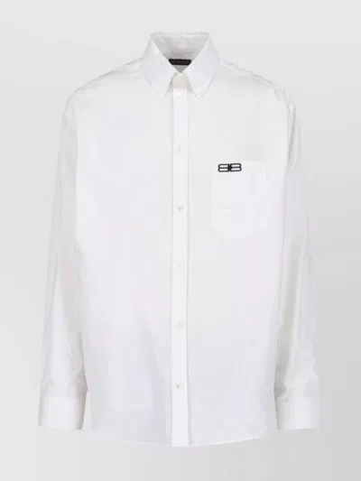 BALENCIAGA RELAXED FIT SHIRT BUTTON-DOWN COLLAR