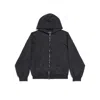 Balenciaga Relaxed Fit Zip-up Hoodie With Bold Logo Detail