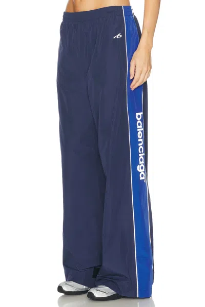 Balenciaga Relaxed Track Pant In New Dark Navy