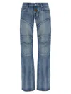 Balenciaga Distressed Low-rise Wide-leg Jeans