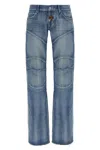 Balenciaga Distressed Low-rise Wide-leg Jeans