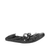 Balenciaga City Black Ballet Flats In Arena Lambskin Leather In Black