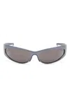 Balenciaga Sunglasses Grey In Grey