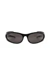 Balenciaga Reverse Xpander Rectangle Sunglasses Accessories In Black