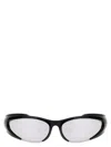 Balenciaga Reverse Xpander Rectangle-frame Sunglasses In Black