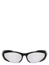 Balenciaga Reverse Xpander Rectangle-frame Sunglasses In Black