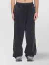 Balenciaga Reversed Seam Oversized Sports Sweatpants In Black