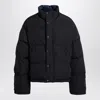 Balenciaga Padded Grosgrain Jacket In Black