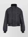 Balenciaga Reversible Jacket With High Collar And Pockets In Black
