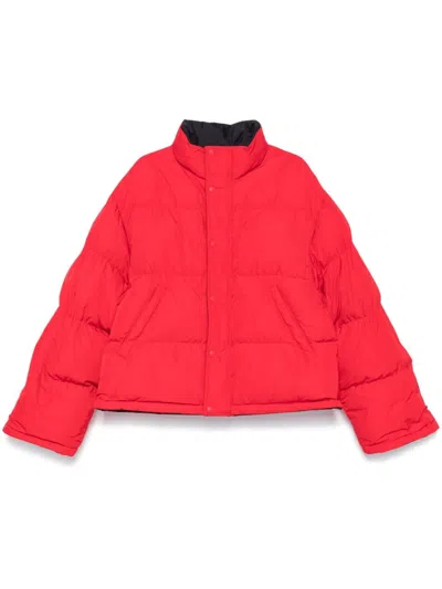 Balenciaga Reversible Puffer Jacket In Red