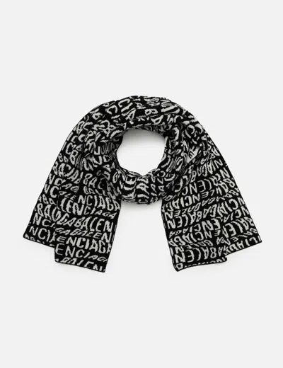 Balenciaga Reversible Wool Scarf