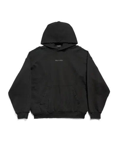 BALENCIAGA BALENCIAGA LOGO PRINTED HOODIE