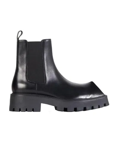 Balenciaga Rhino Ankle Boots In Black