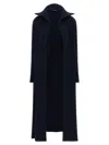 Balenciaga Ribbed Cardigan Sweaters And Cardigans Blue In Blue