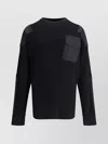 Balenciaga Ribbed Knit Military Sweater