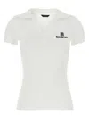 Balenciaga Fitted Viscose Blend T-shirt With Logo Embroidery In White