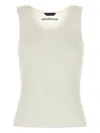 Balenciaga White Sleeveless Tank Top In White