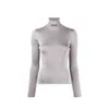 Balenciaga Ribbed Turtleneck Sweater In Purple