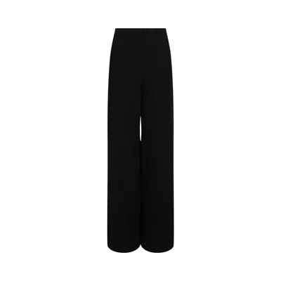 Pre-owned Balenciaga Ribbed-knit Jersey Palazzo Pants 'black' | Women's Size 38