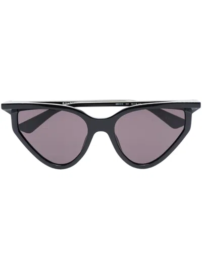 Balenciaga Rim Cat-eye Sunglasses In Black