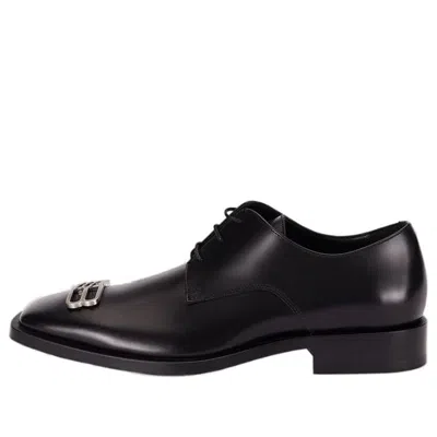 BALENCIAGA BALENCIAGA RIM DERBY LEATHER SHOES 'BLACK'