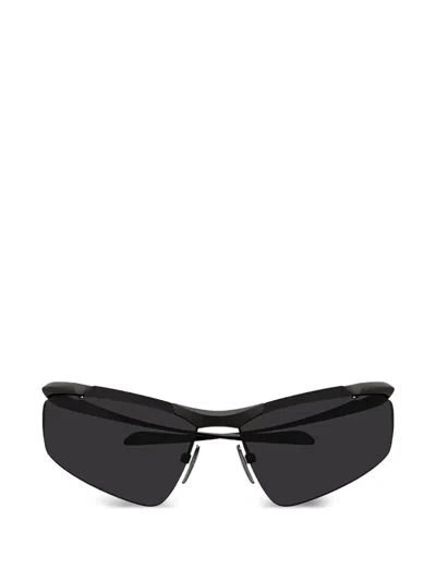 Balenciaga Rimless Sunglasses In Red