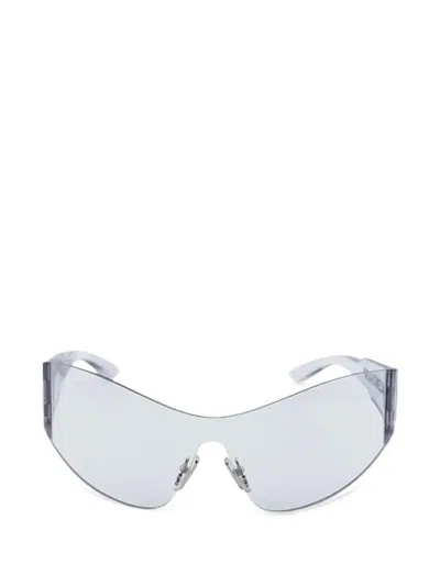 Balenciaga Rimless Sunglasses In Transparent