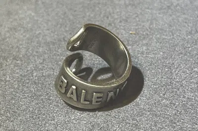 Pre-owned Balenciaga Ring In Silver