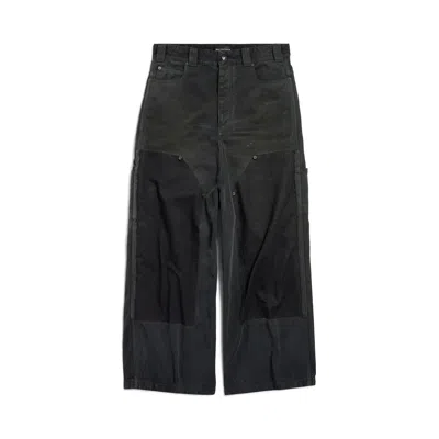 BALENCIAGA BALENCIAGA RIPPED OFF BAGGY PANTS