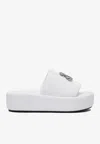 Balenciaga Rise Flatform Leather Slides