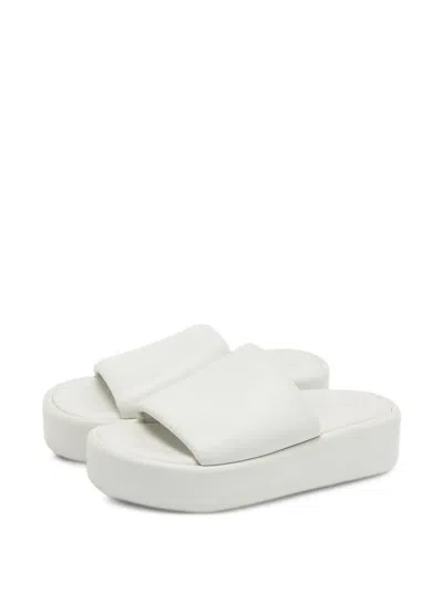 Pre-owned Balenciaga Rise Platform Sandals In White