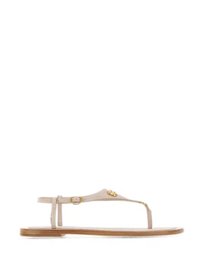 Balenciaga Riva Flat Sandals In Neutral