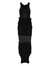 Balenciaga Sleeveless Maxi Dress In Blue