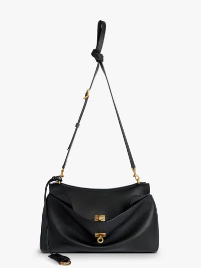Balenciaga Rodeo Small Leather Tote Bag In Black